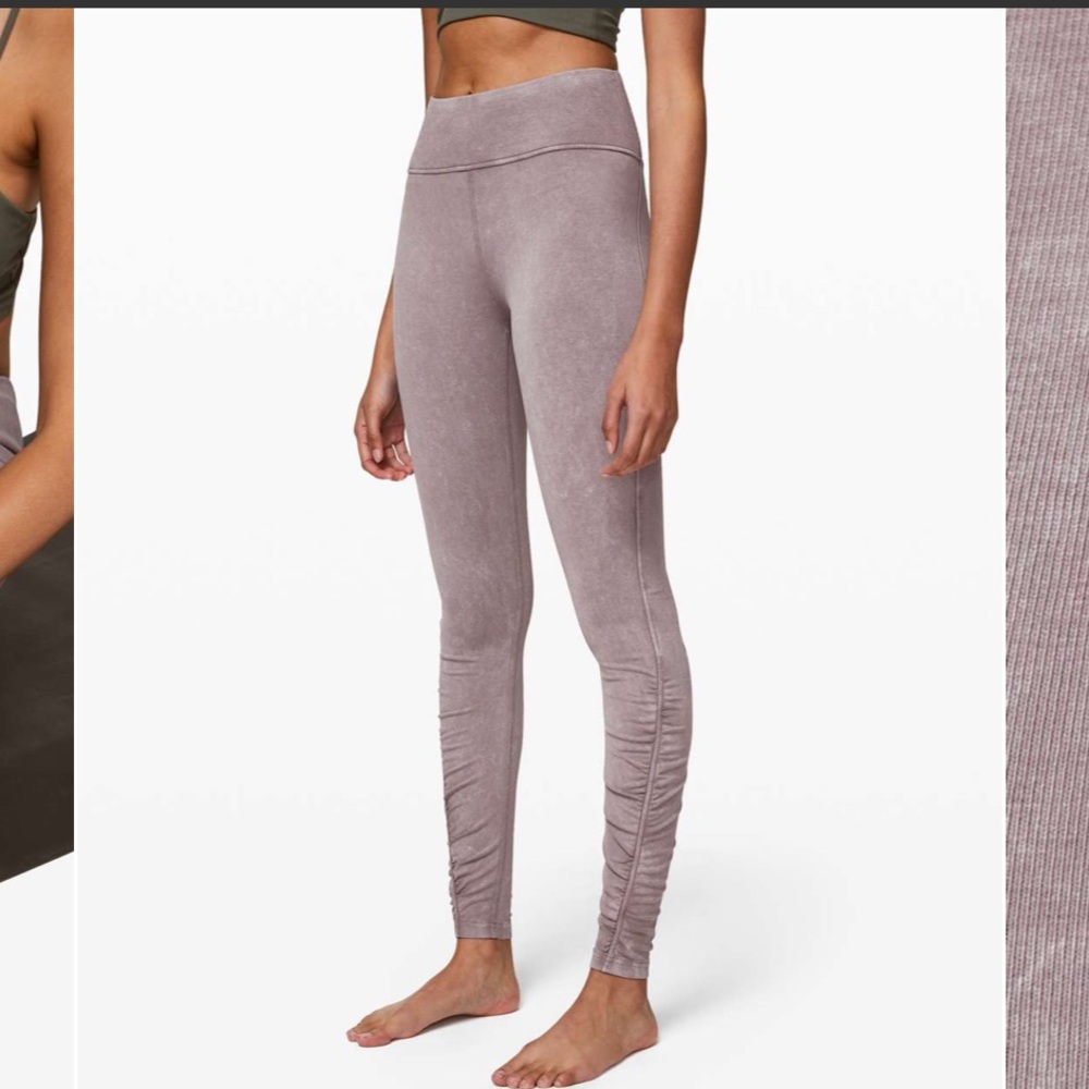 LuluLemon Inner Glow Tight in Washed Half Moon